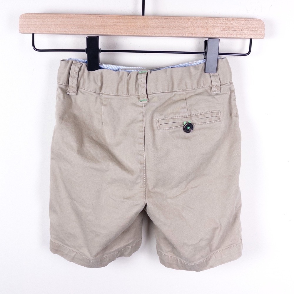 Boden Chino Shorts Kids 5Y Khaki Tan Adjustable Waist - Picture 3 of 10